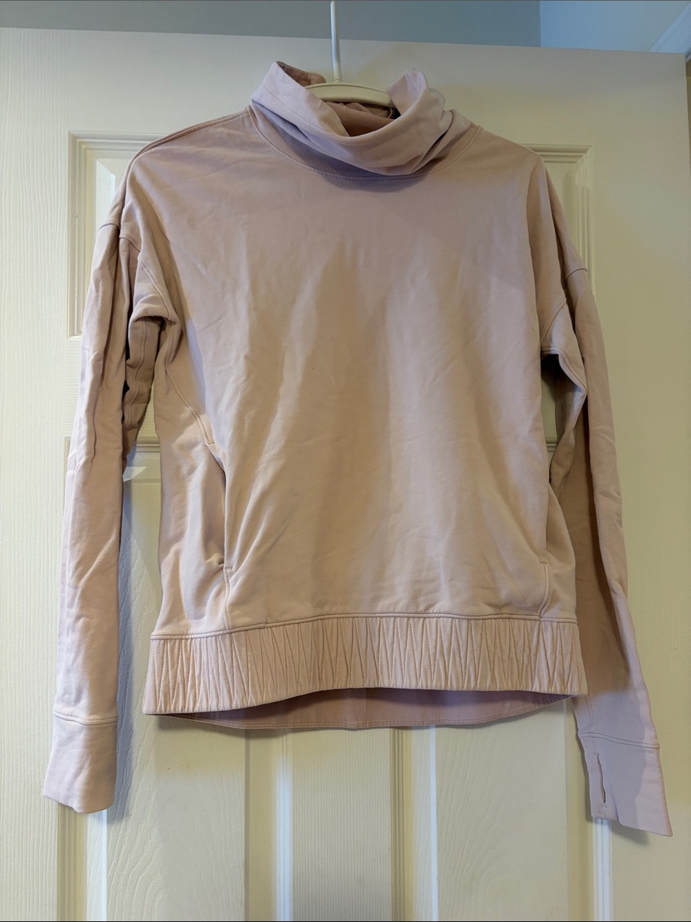 Lululemon Pullover Funnel-Neck Hoodie in Minkberry